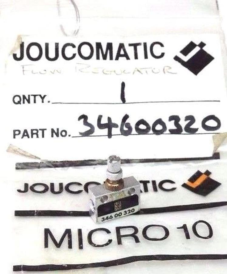 NEW JOUCOMATIC 34600320 FLOW REGULATOR 346 00 320