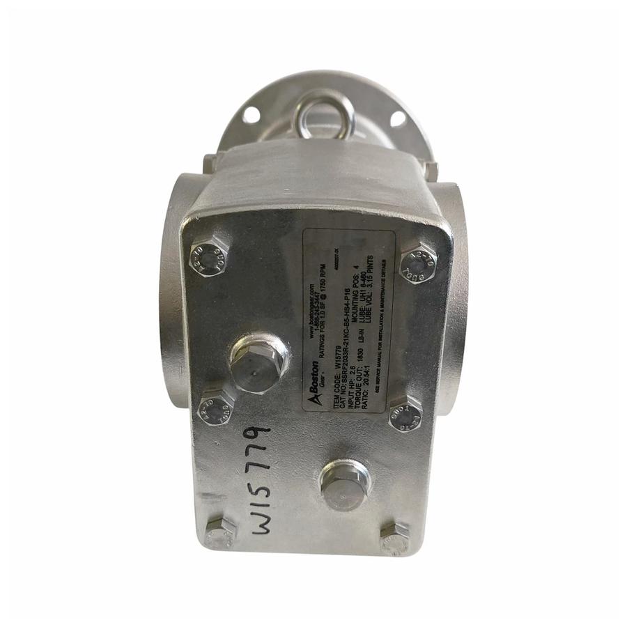 Boston Gear SSRF2033R-21KC-B5-HS4-P16 | W15779 SS2000R Washdown Gear Drive NSNP