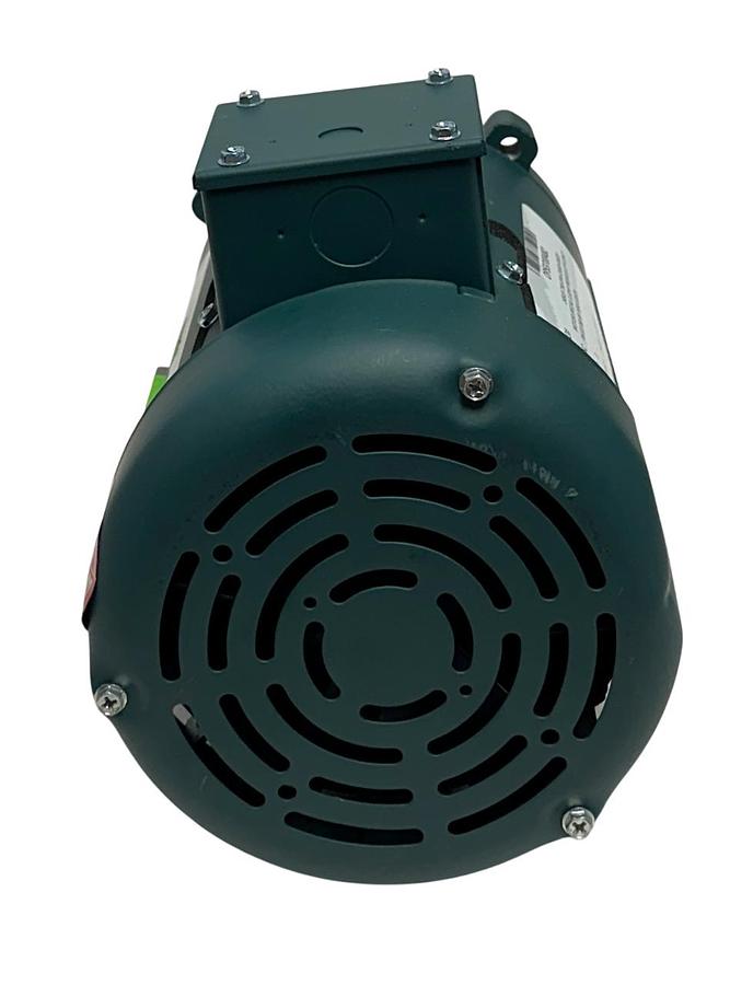 Used LEESON 101780.00 / C4T17FC12C WATTSAVER ELECTRIC MOTOR 1/2HP 3PH 5/8'' NSMP