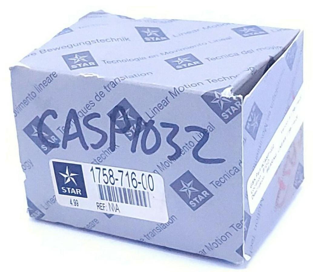 NIB STAR 1758-716-00 LINEAR BEARING 175871600