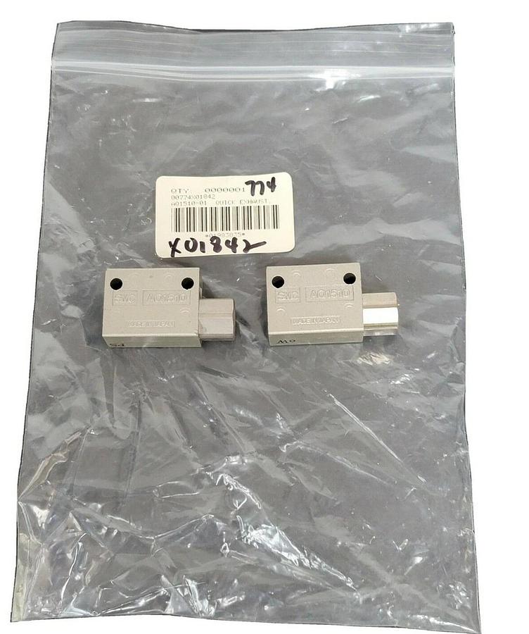 LOT OF 2 NEW SMC AQ1510 QUICK EXHAUST VALVES 1/8''