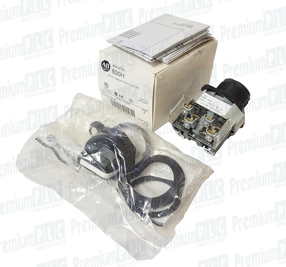 Used NEW ALLEN BRADLEY 800H-JR5A SER. F 30mm SELECTOR SWITCH 800HJR5A