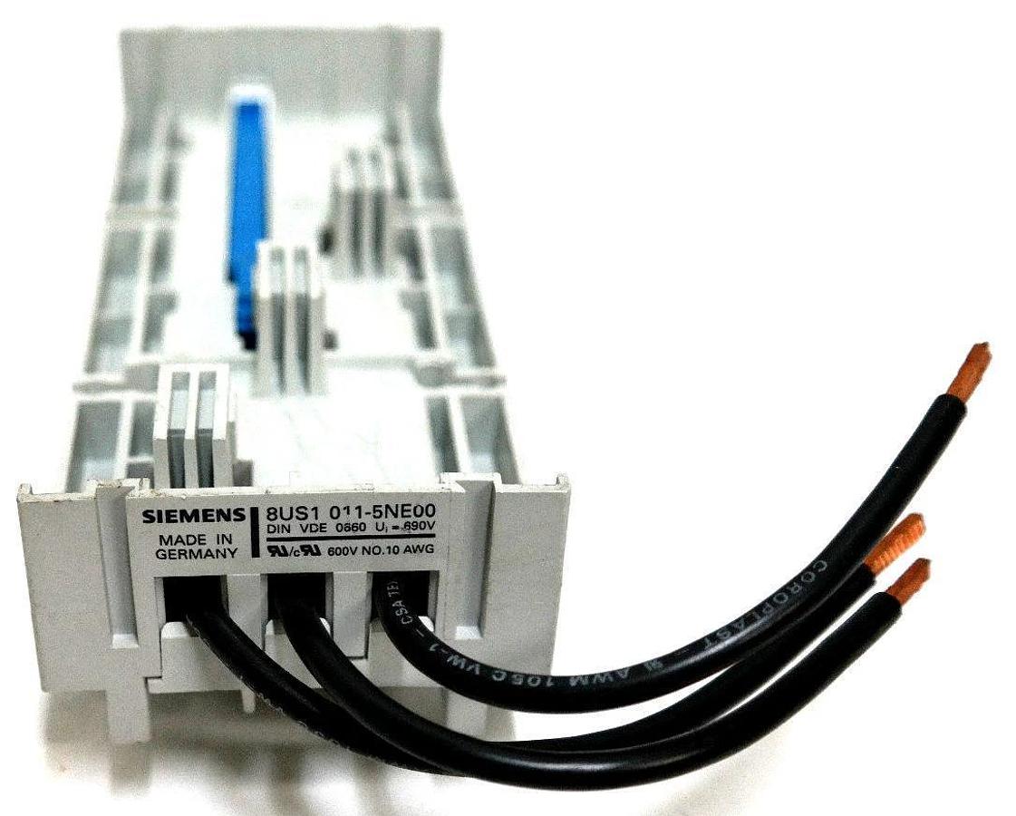Used SIEMENS 8US1 011-5NE00 BUSBAR ADAPTER 8US1011-5NE00