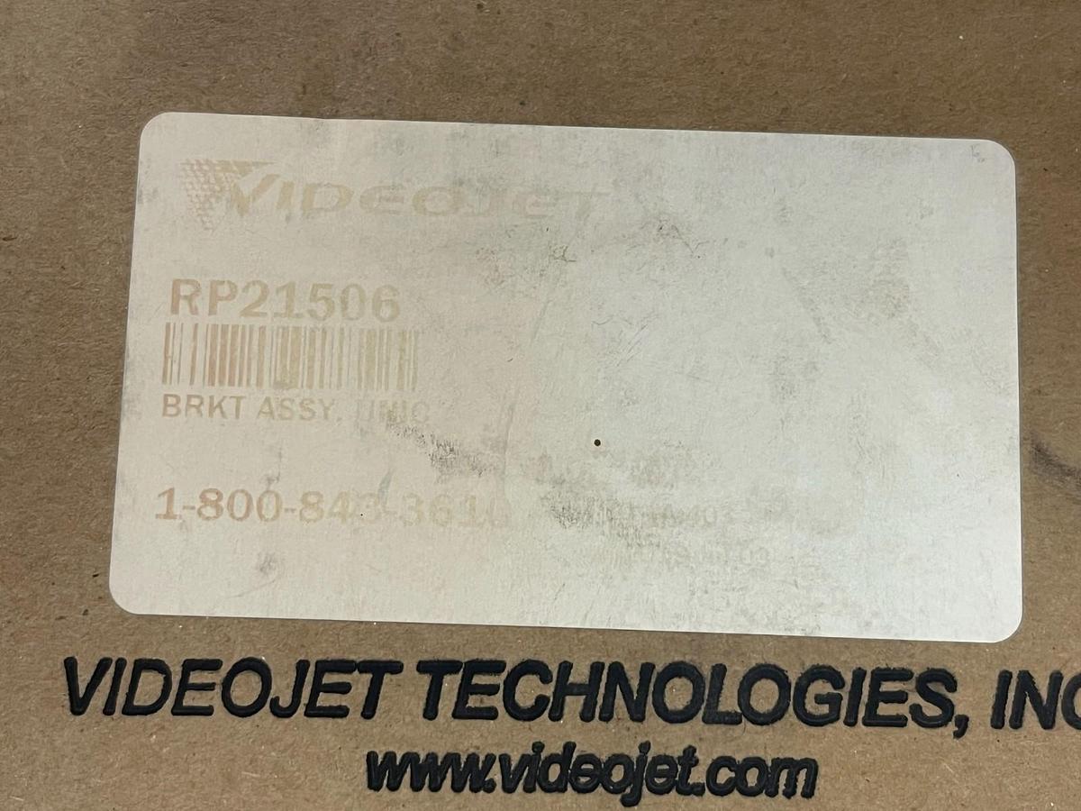 Used Videojet Marsh Unicorn Printer RP21506 Bracket Frame Assembly Kit  21809, NSMP