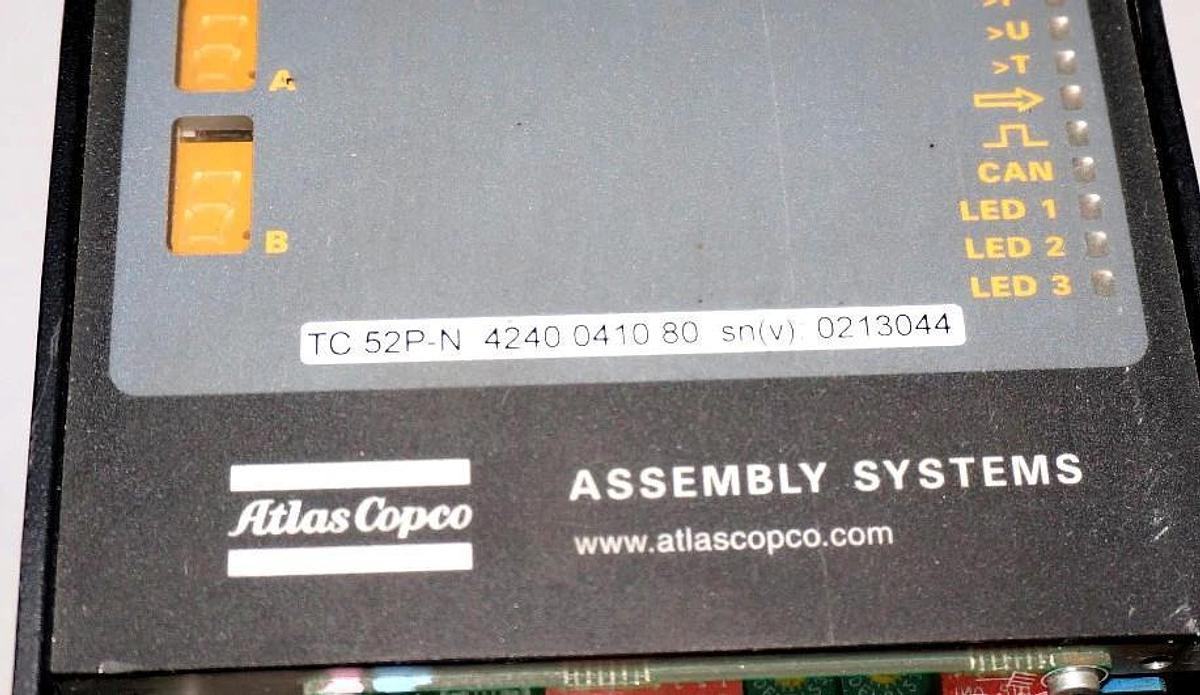 Used ATLAS COPCO TC-52P-N POWER MACS DRIVE 0-570V 3A 3PH TC52PN