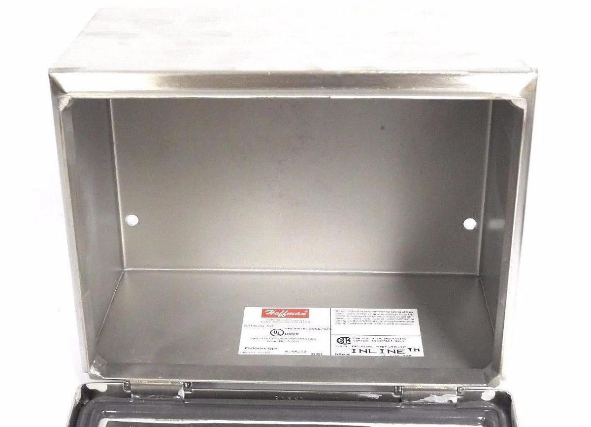 Used NIB HOFFMAN LHC201512SS ENCLOSURE STAINLESS STEEL 4X HINGED COVER LHC201512SS6