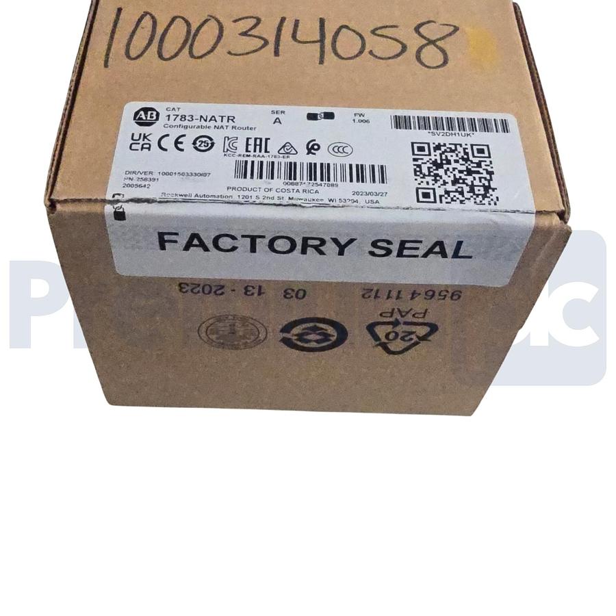 Used Opened Pre-Owned Allen Bradley 1783-NATR /A Stratix Configurable NAT Router w/SD