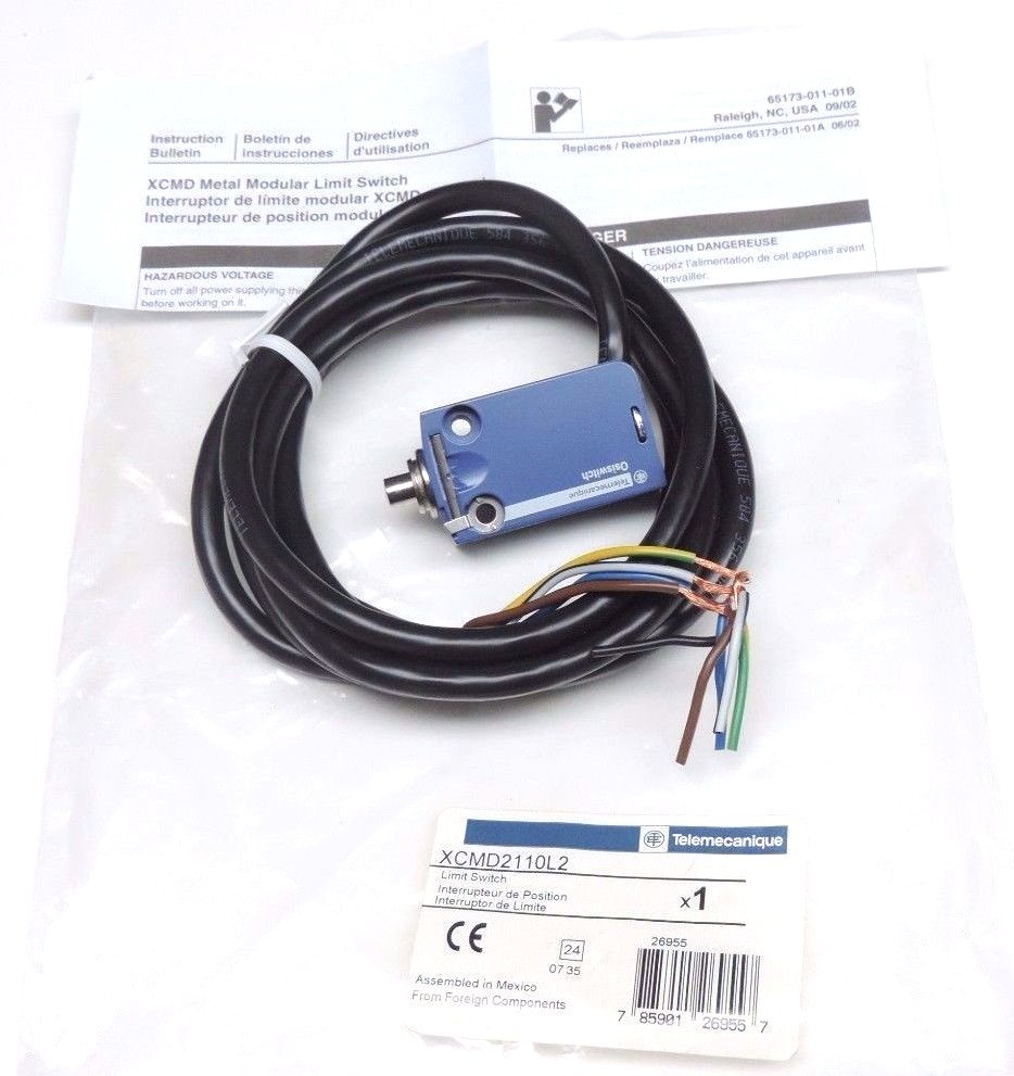 Used NEW TELEMECANIQUE XCM-D2110L2 LIMIT SWITCH XCMD2110L2