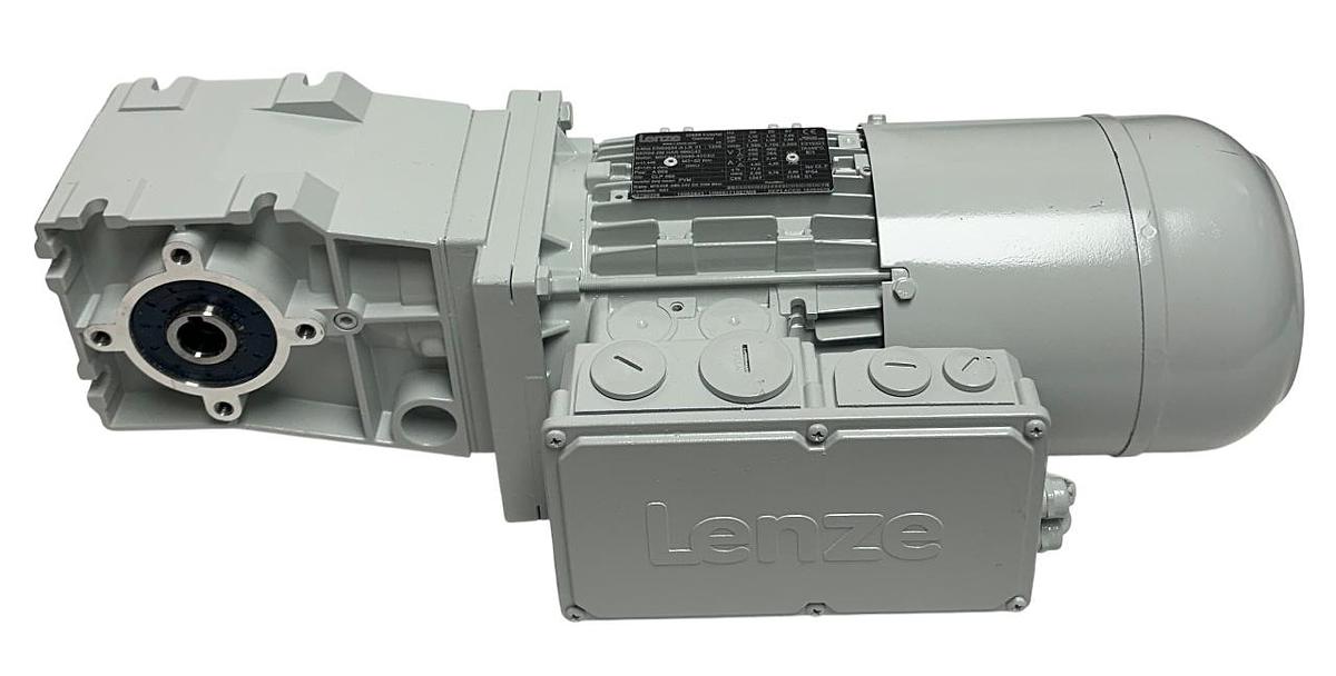 Used LENZE GKR04-2M HAR 080C42 / MDEMABS080-42C0U GEARMOTOR W/ BRAKE 15562843 NSNP