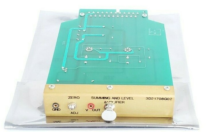 Used NEW WESTINGHOUSE 3D21708G02 REV. 6 SUMMING & LEVEL AMPLIFIER BOARD