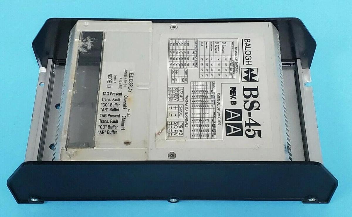 Used BALOGH BS-45AA SERIAL CONTROL UNIT REV. B HOUSING ASSEMBLY BS45AA