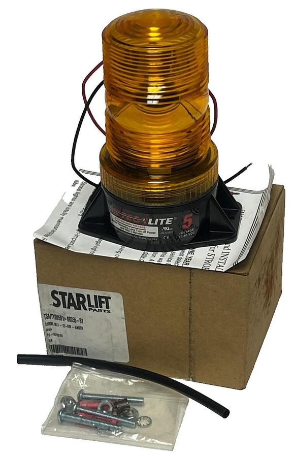 Toyota Starlift TY00591-08355-81 Amber Strobe Light 12-80V ML5 - New in Box