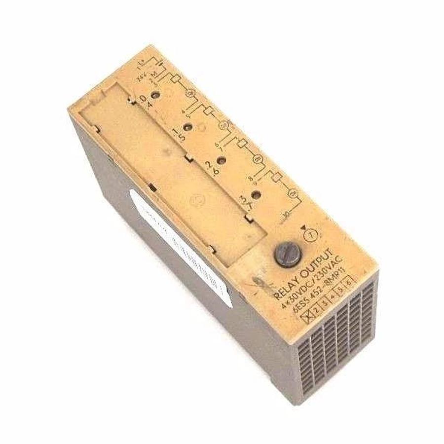 Used SIEMENS 6ES5-452-8MR11 SIMATIC S5 MODULE D OUT S5 452 4REL 30VDC/230VAC