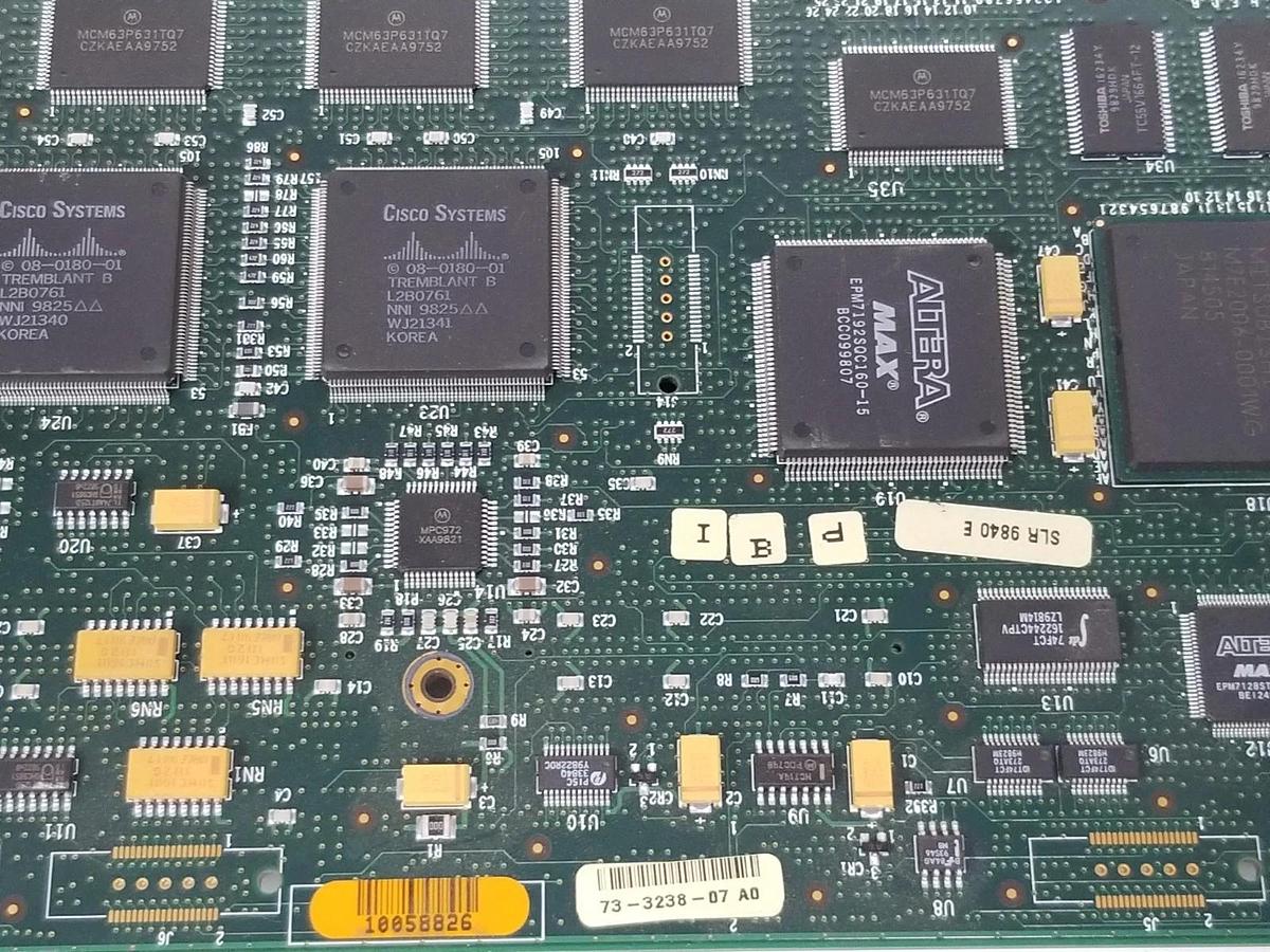 Used LOT OF 2 CISCO SYSTEMS 73-3238-07 CONTROL BOARDS 9816813-0003