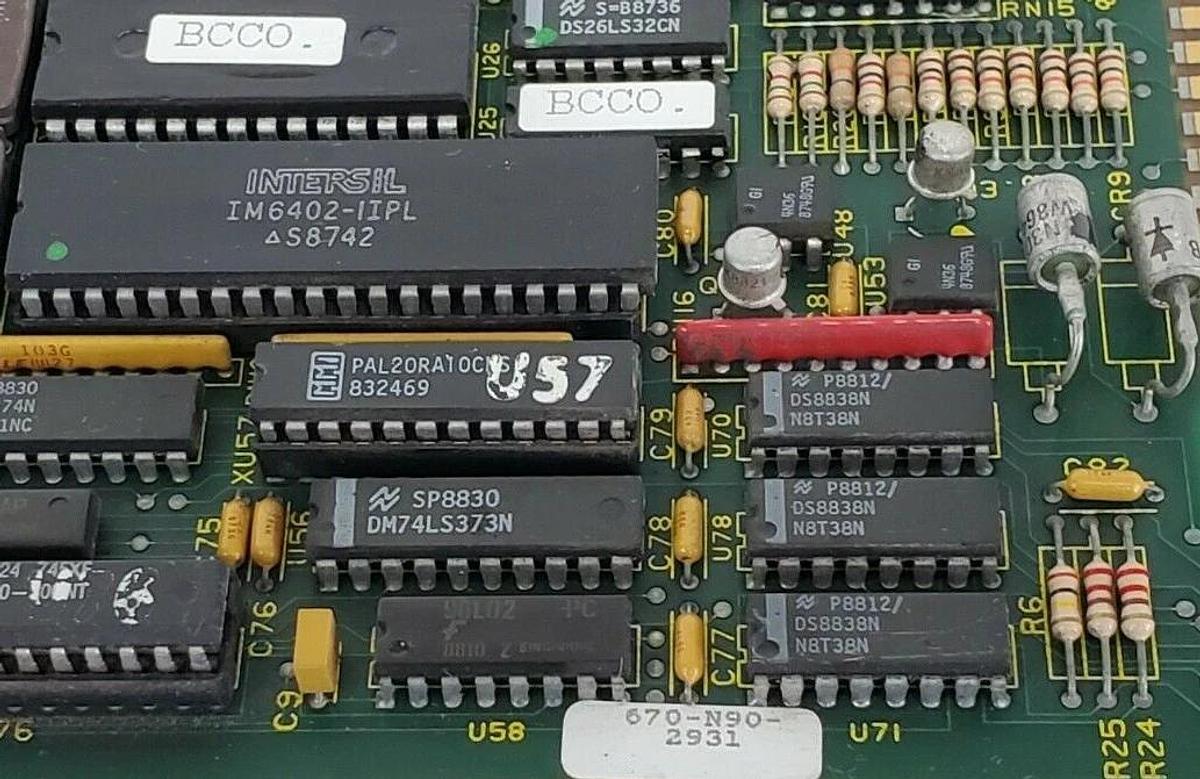 Used BAILEY CONTROLS 6636896A1 PC BOARD ASSEMBLY NMFC03