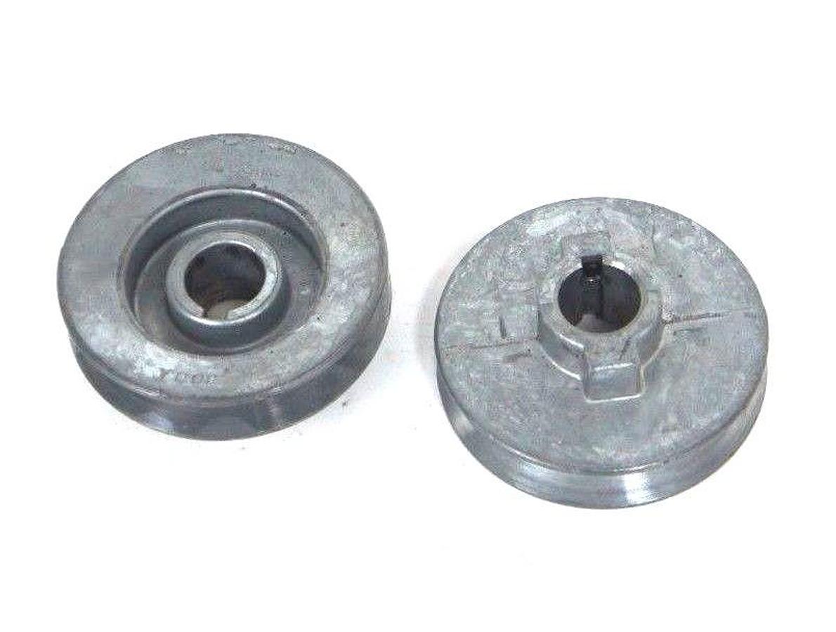 Used LOT OF 2 NEW CHICAGO DIE CASTING 300A PULLEYS 3" X 3/4"