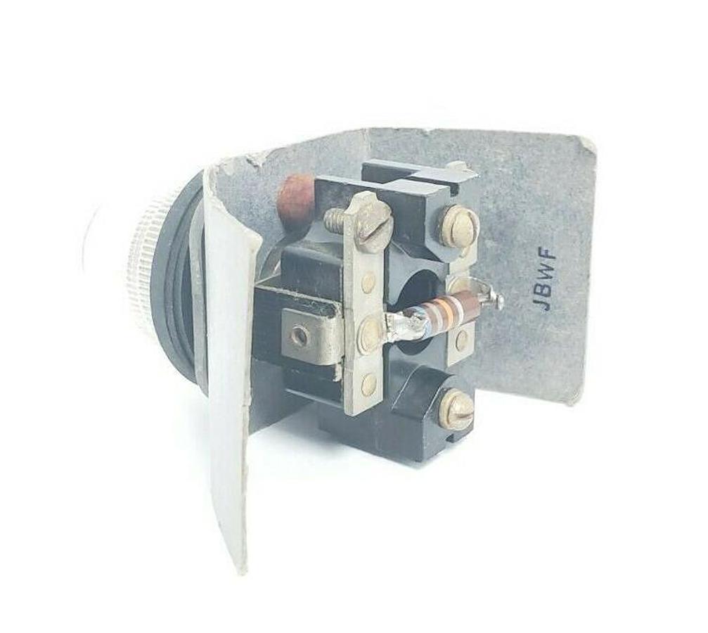 Used ALLEN BRADLEY 800T-R10 PILOT LIGHT 100-125 AC/DC NE45 LAMP 800TR10