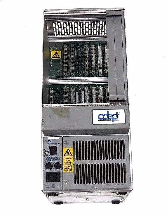 Used ADEPT TECHNOLOGY INC MV-8 CONTROLLER RACK P/N 30330-15000 200-240V, 2.5A, 50/60H