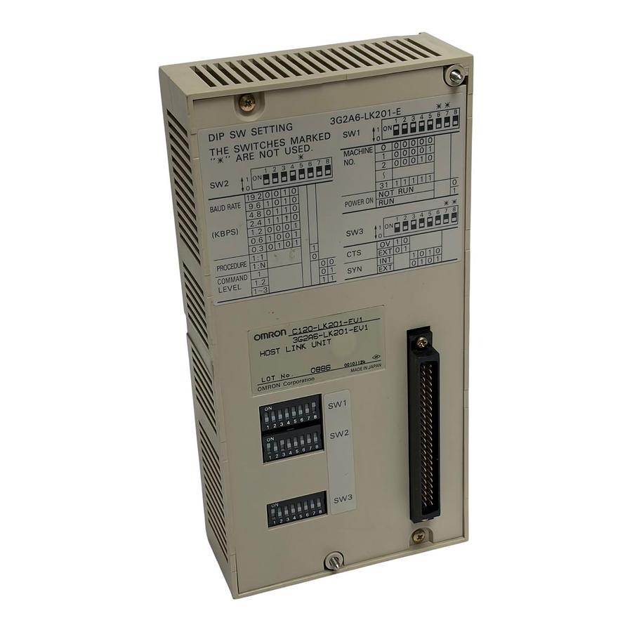 Used Omron Sysmac C120-LK201-EV1 3G2A6-LK201-EV1 Host Link Unit RS232C Module