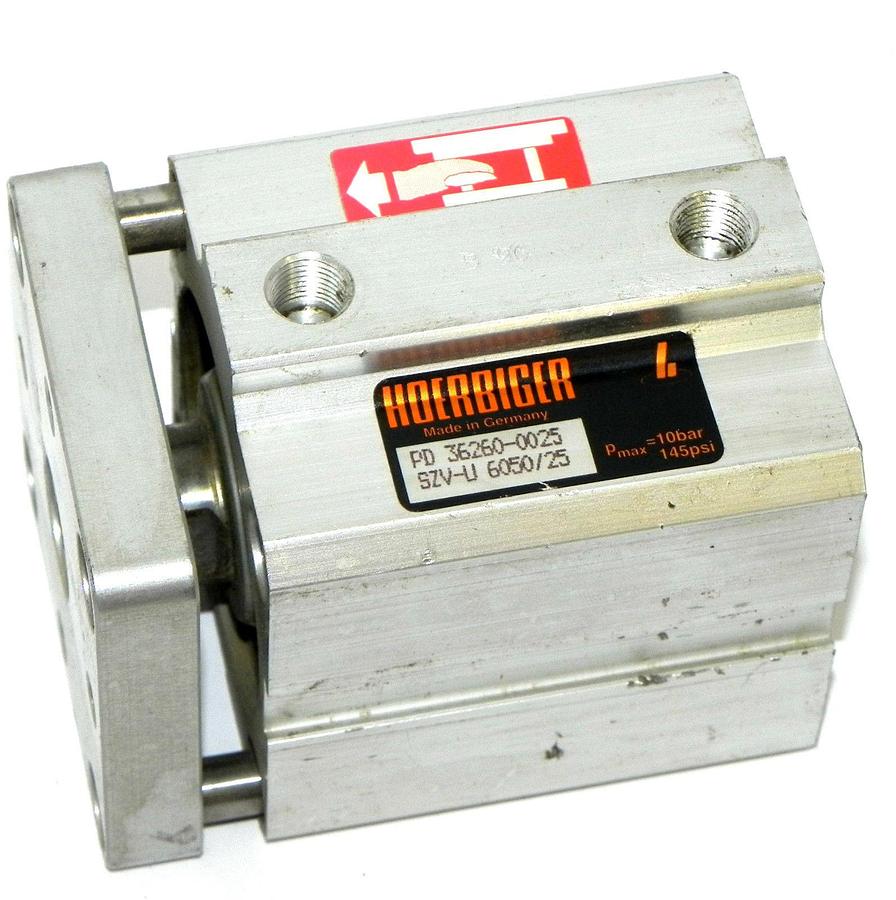 Used HOERBIGER PD 36260-0025 CYLINDER SZV-U PMAX=10BAR 145PSI, 6050/25