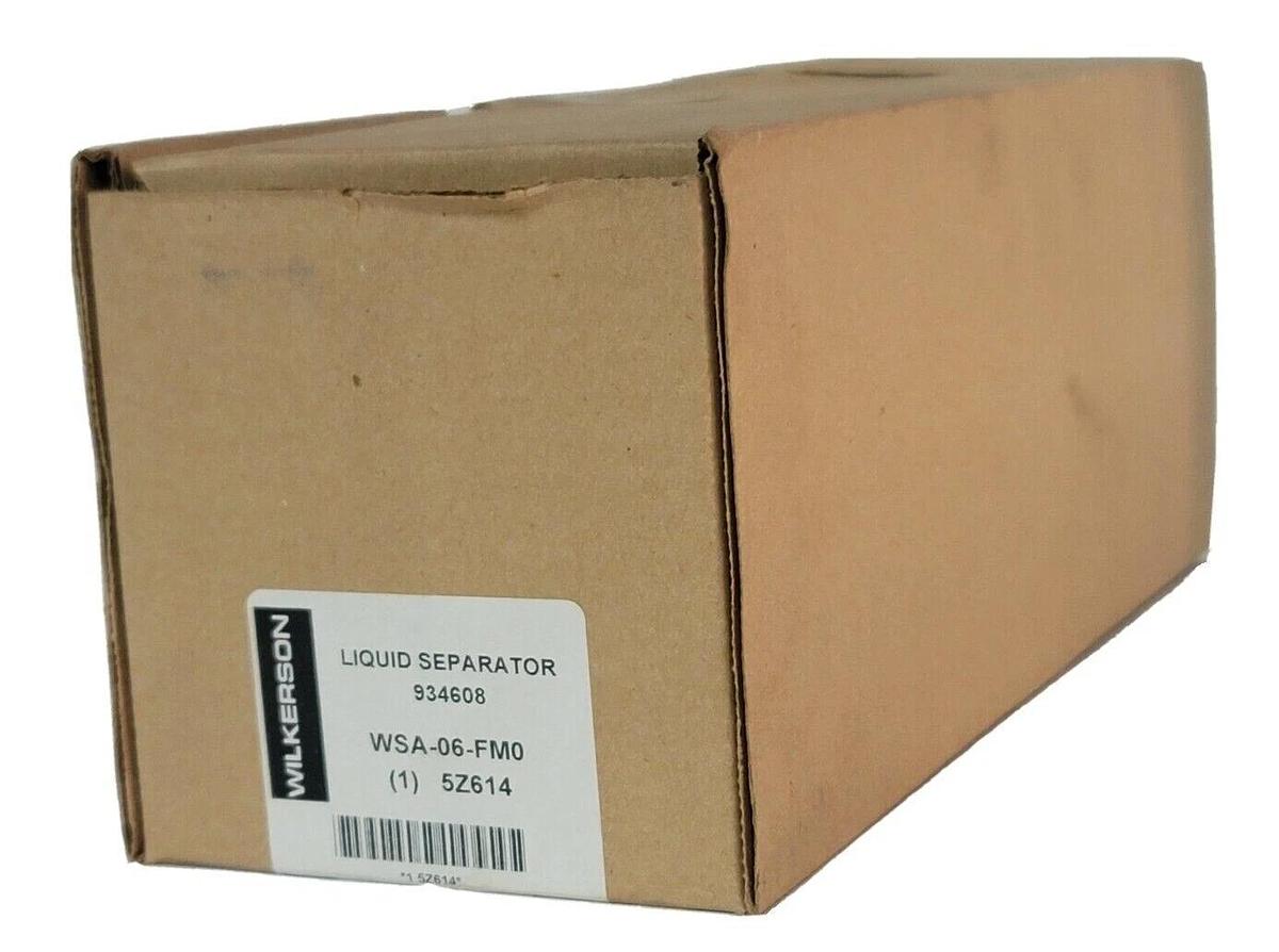 Used NIB WILKERSON WSA-06-FM0 LIQUID SEPARATOR WSA06FM0