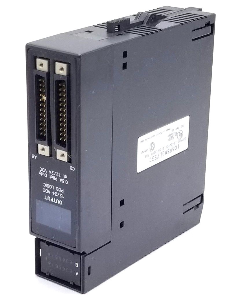 Used GE FANUC IC693MDL753C OUTPUT MODULE 12/24 VDC, 0.5A, 32 PT POS