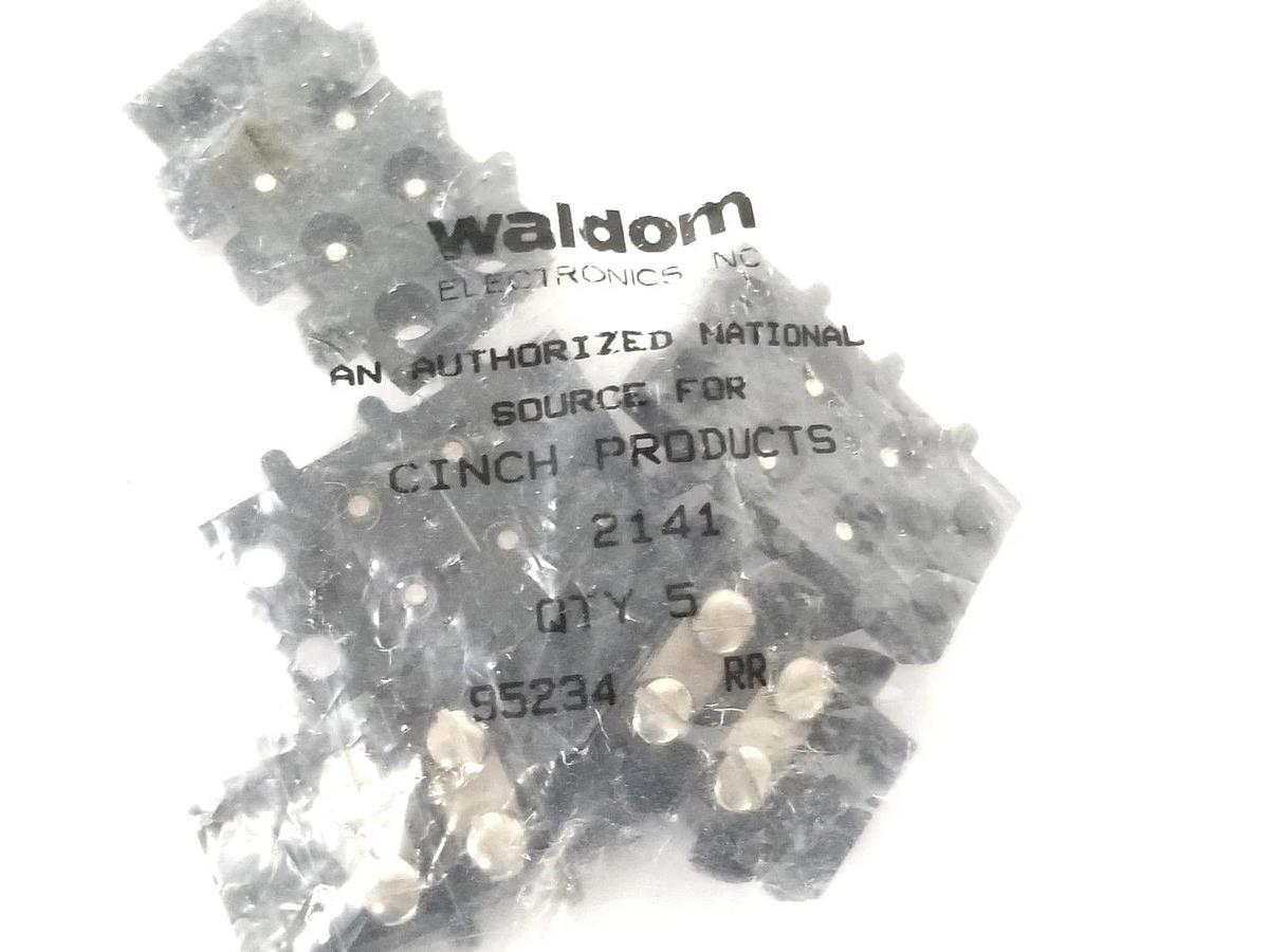Used BAG OF 5 NEW WALDOM CINCH PRODUCTS 2141 TERMINAL BARRIERS