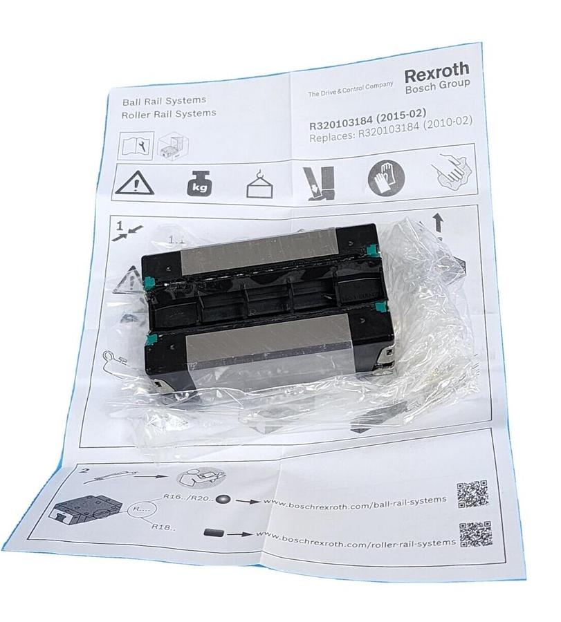 NIB REXROTH R16228942Y LINEAR RUNNER BLOCK KWD-020-SNS-C0-N-1