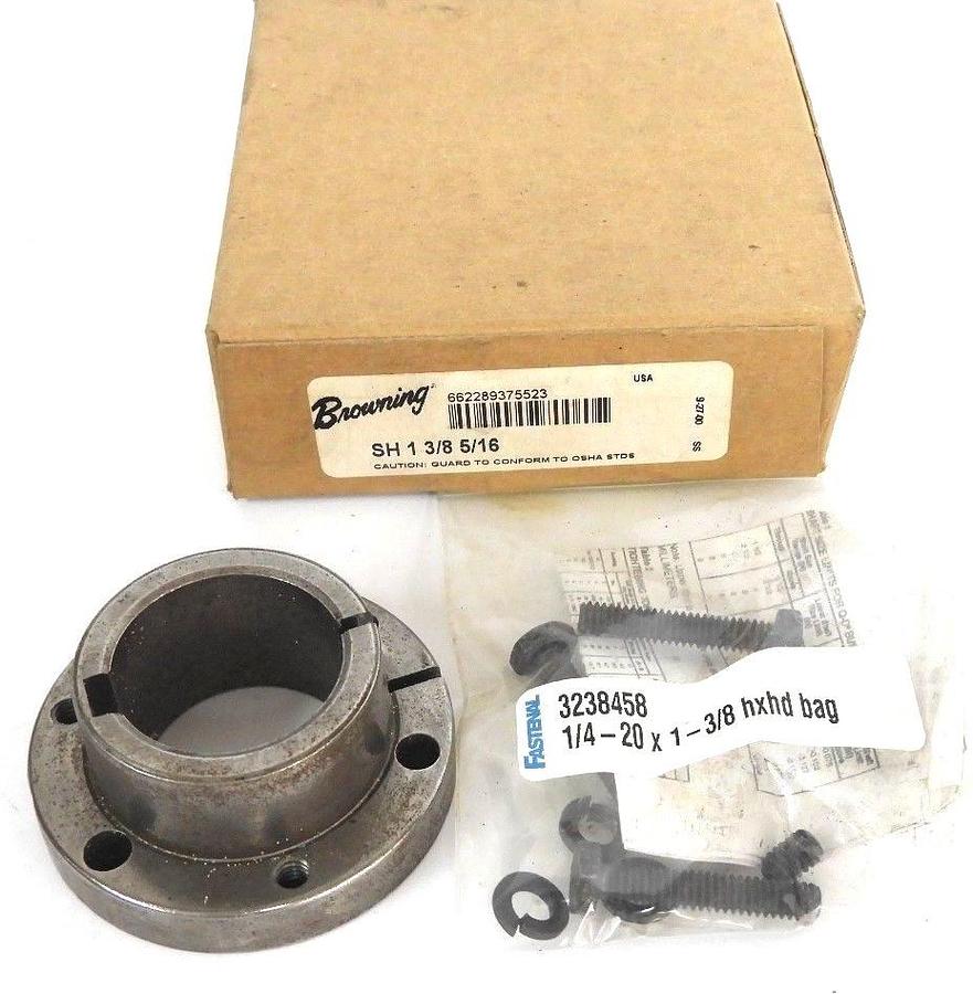 Used NIB BROWNING SH 1 3/8 5/16 QUICK DISCONNECT BUSHING 1-3/8'' BORE