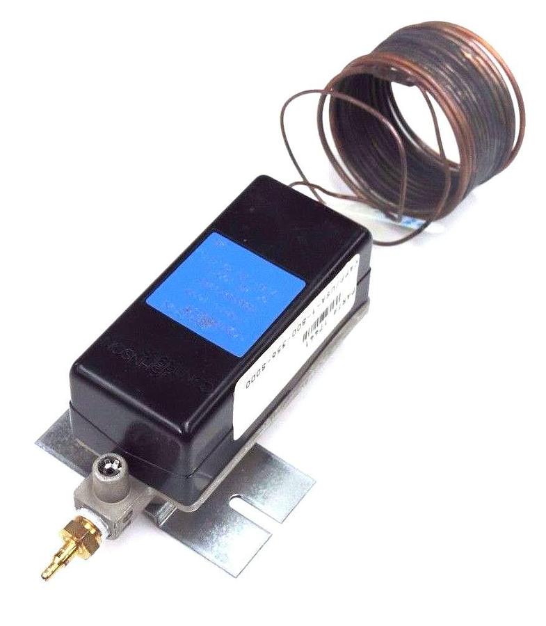 Used REPAIRED JOHNSON CONTROLS T-5210-1009 TEMP. TRANSMITTER 0/100 DEG. F., T52101009