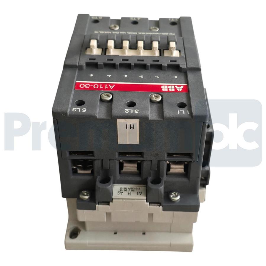 ABB A110-30-11-84 3-Pole IEC Contactor 110A 110/120V Coil 1SFL451001R8411 NUPI