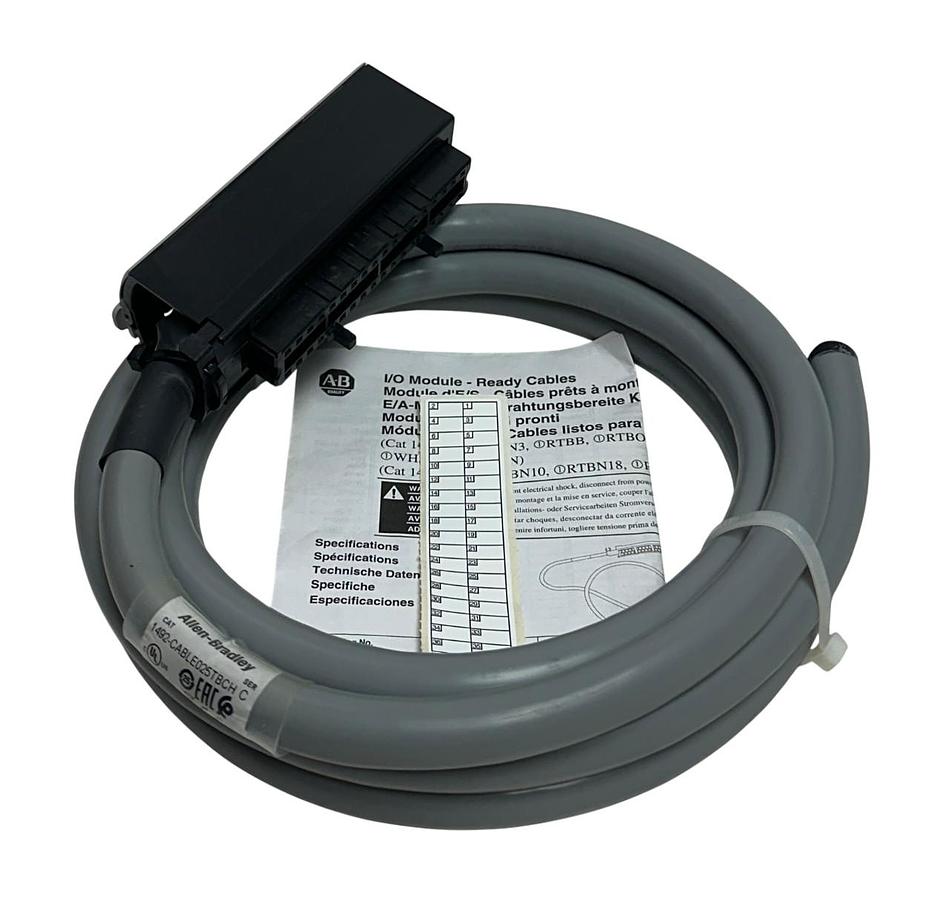 ALLEN BRADLEY 1492-CABLE025TBCH /C DIGITAL I/O MODULE-READY CABLE 36PT 2.5M NSNP