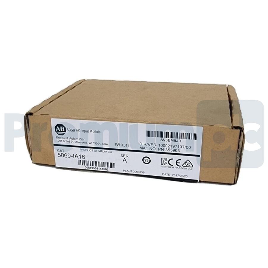 Allen Bradley 5069-IA16 /A CompactLogix 5000 I/O AC Input Module 16Pt 120V NSMP 889508141602