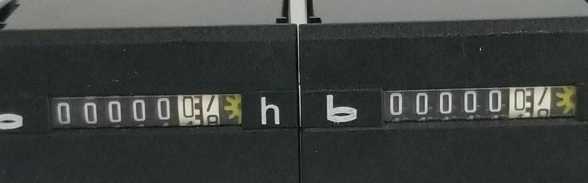 Used LOT OF 6 GERMANY 604 COUNTER MODULES 97-127VAC 60HZ