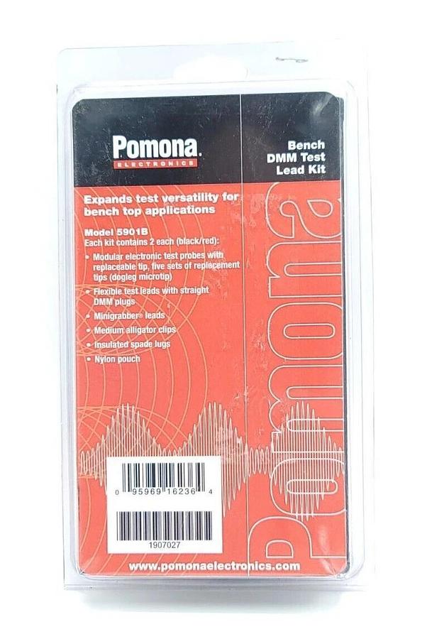 Used NEW POMONA ELECTRONICS 5901B BENCH DMM TEST LEAD KIT 1907027
