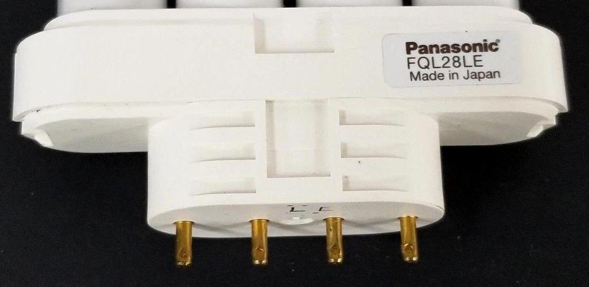 Used NIB PANASONIC FQL28LE LINEAR COMPACT FLUORESCENT LIGHT 4-PIN 28W 2800K WARM