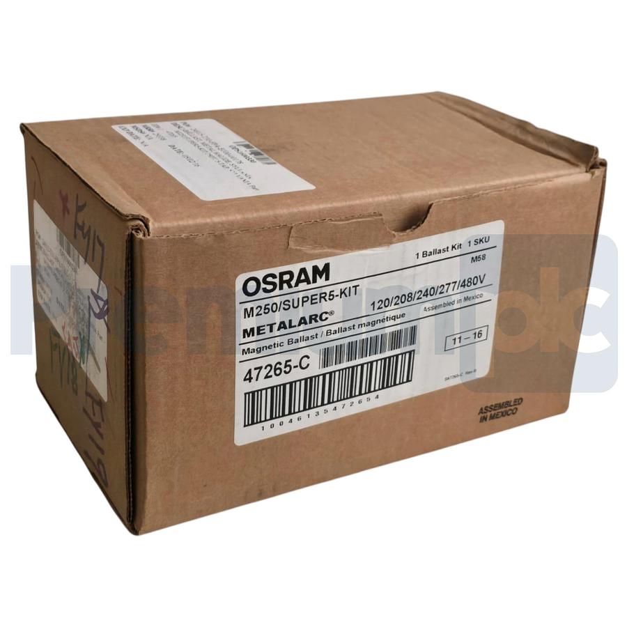 Used OSRAM M250/SUPER5-KIT | 47265-C Magnetic Ballast Kit 120/208/240/277/480V NSMP