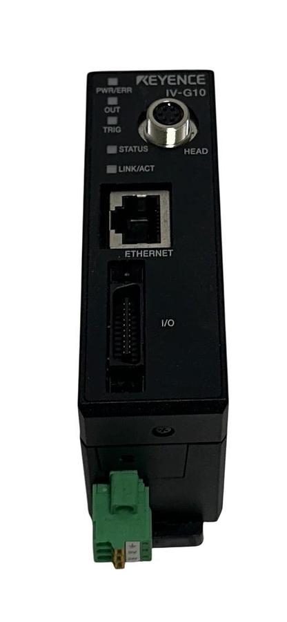 Used KEYENCE IV-G10 / IVG10 SENSOR AMPLIFIER EtherNet 24Vdc 1.8A CLASS 2 50mA USNP