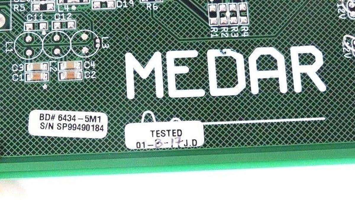 Used REPAIRED MEDAR 900-6434-5M1 INTEGRATED PROCESSOR BOARD 6430-5 90064345M1