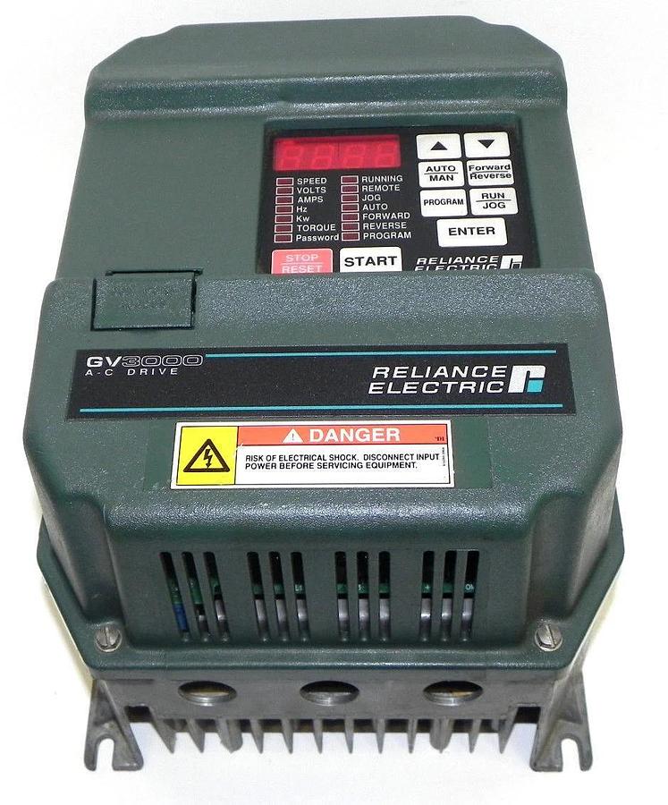 Used RELIANCE ELECTRIC GV3000 AC DRIVE M/N: 2V4151