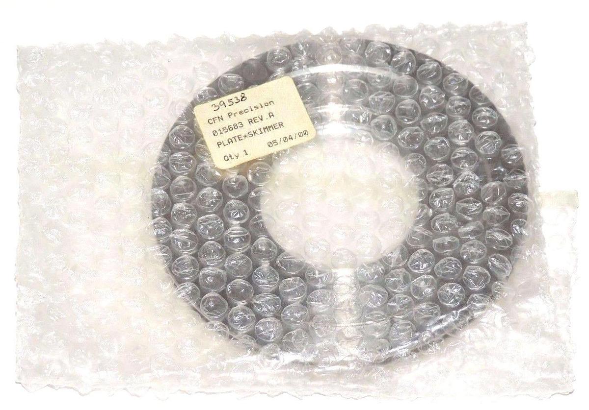 Used NEW CFN PRECISION 015683 REV. A SKIMMER PLATE 39538
