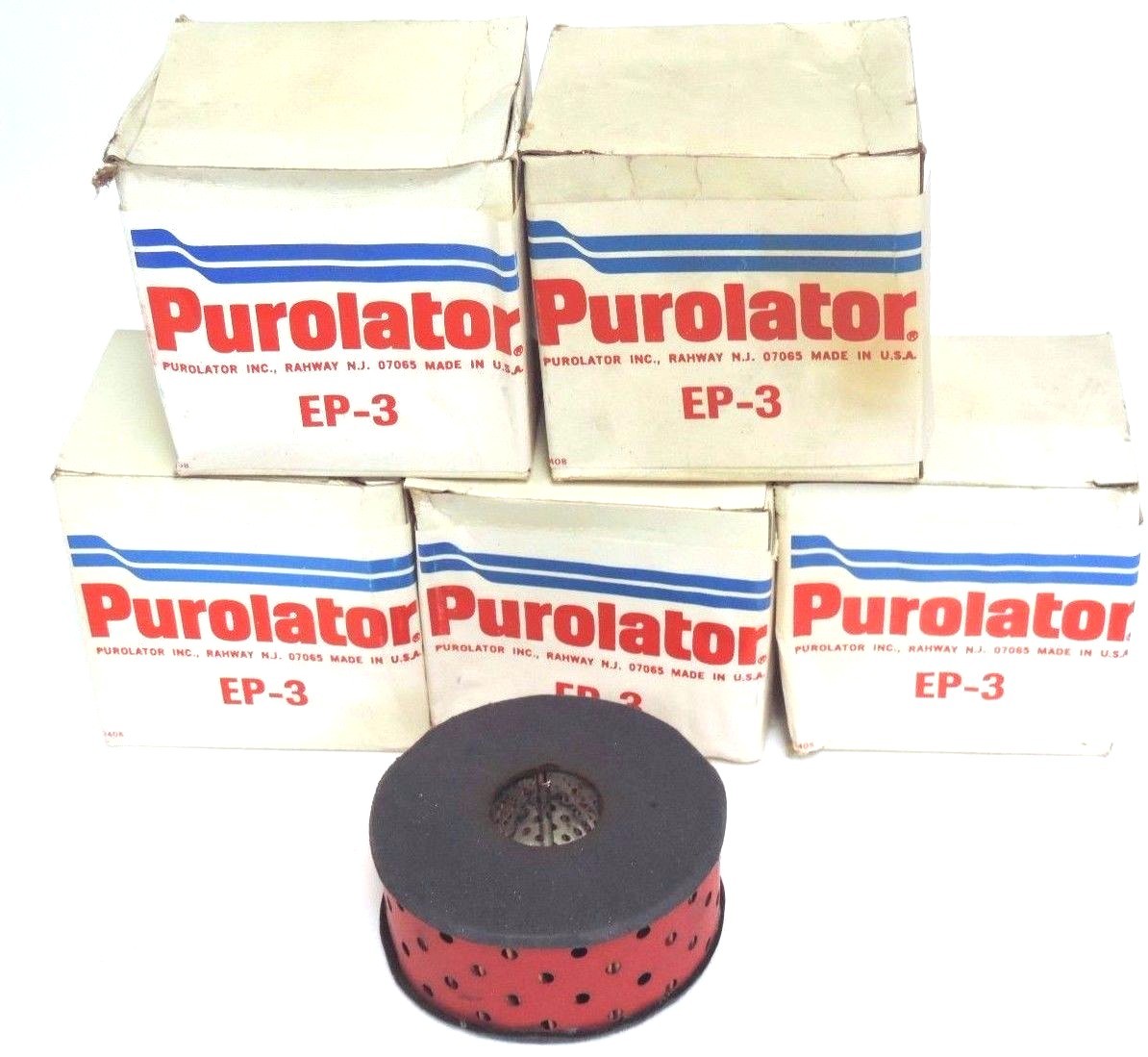 LOT OF 5 NIB PUROLATOR INC. EP-3 FILTERS EP3