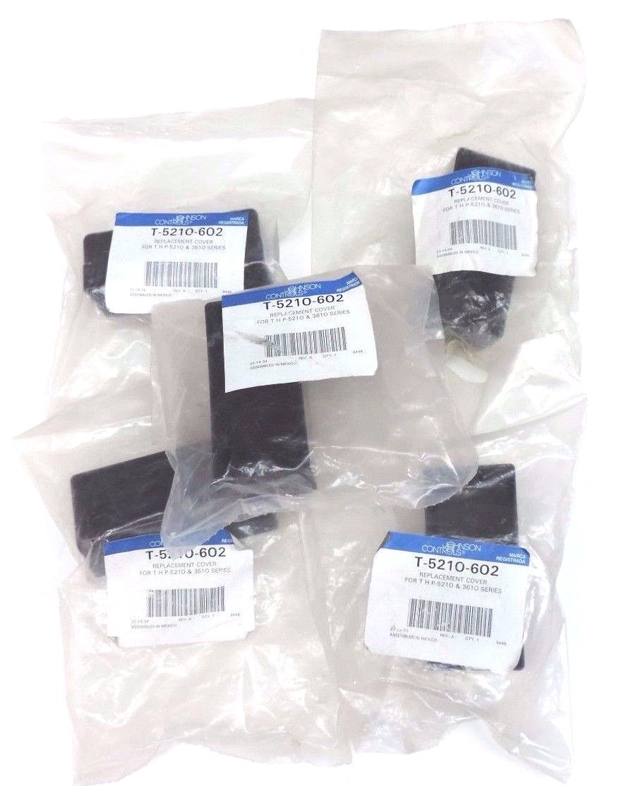 LOT OF 5 NEW JOHNSON CONTROLS T-5210-602 REPLACEMENT COVERS T5210602