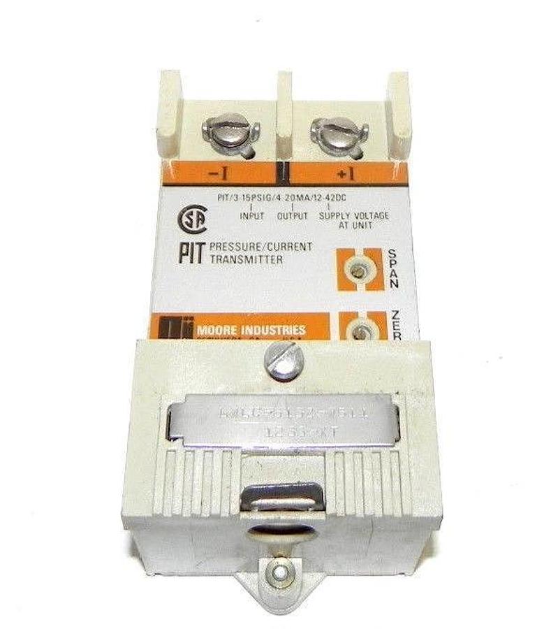Used MOORE INDUSTRIES PRESSURE/CURRENT TRANSMITTER, LWLC-6132-W511