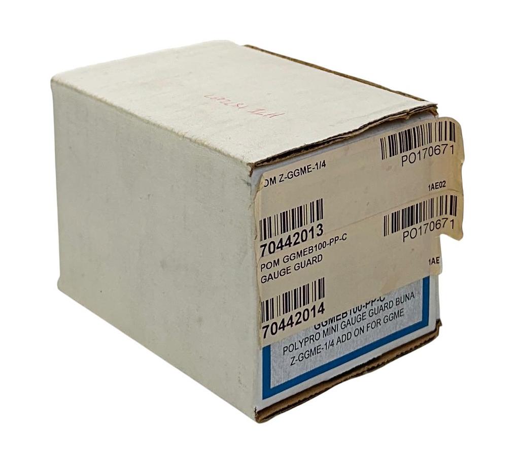 PLAST-O-MATIC GGMEB100-PP-C / GGMEB100PPC SERIES GGME GAUGE GUARD 1/4'' NSMP