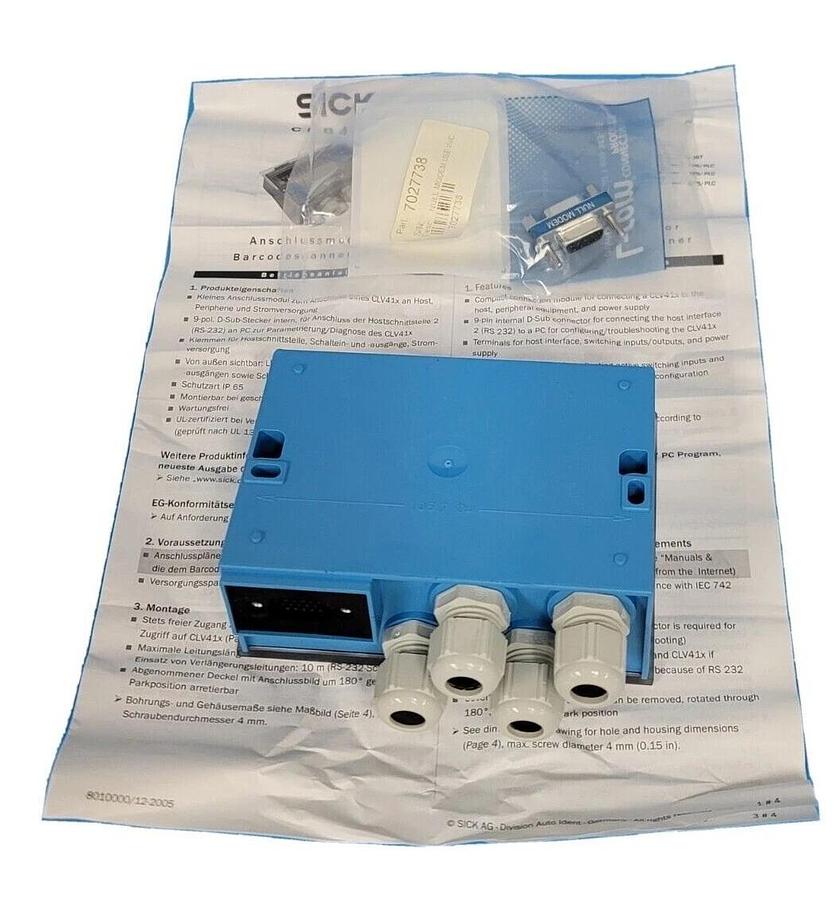 NEW SICK CDB410-001 CONNECTION MODULE 7027806 CDB410001