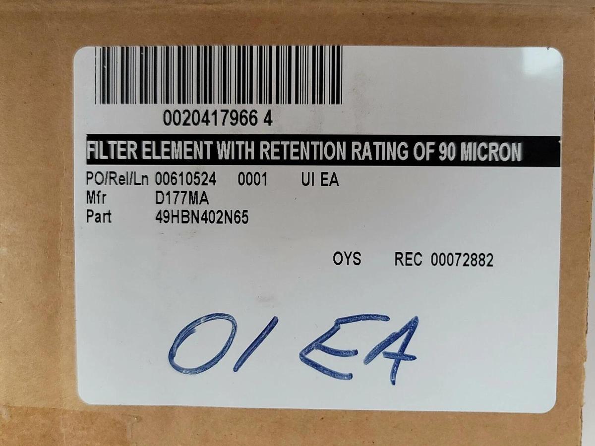 Used NEW SPX FLOW DOLLINGER 49HBN402N65 FILER ELEMENT D177MA SWND2 8402551