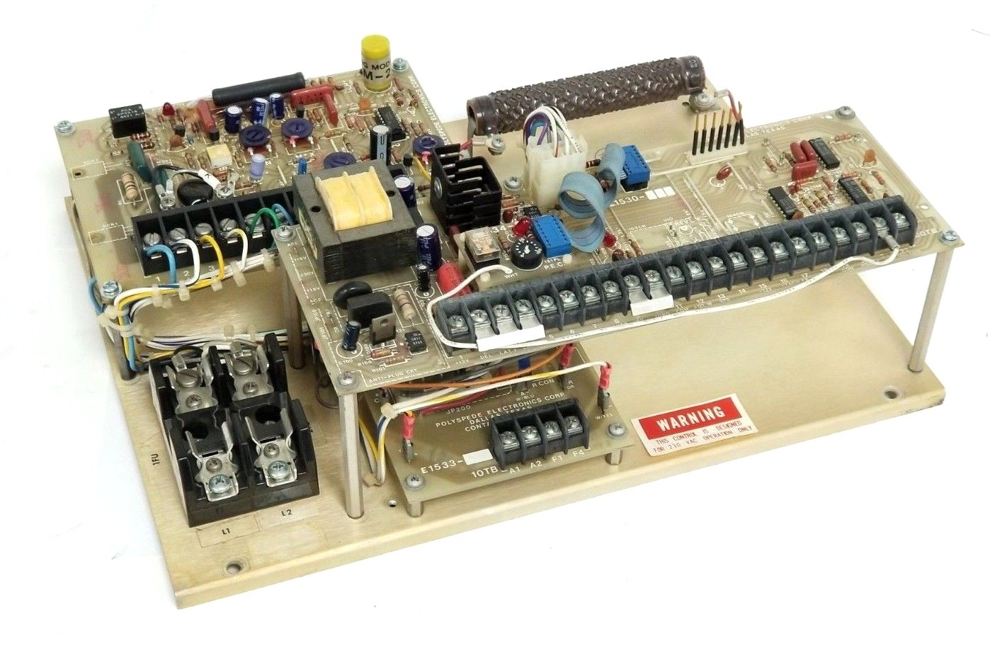 Used POLYSPEDE ESC-101 ADJ. SPEED DRIVE SYSTEM E1530-032, E1507-012, E1534-01