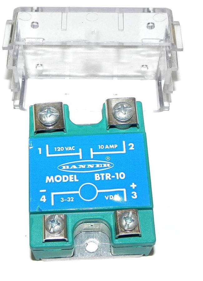 Used BANNER BTR-10 RELAY BTR10, 16194