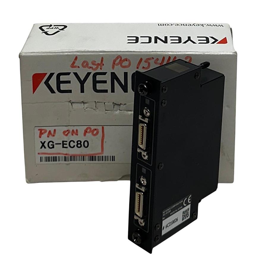 Used KEYENCE XG-EC80 / XGEC80 Area Cam Input Unit FOR XG-8000 Series CONTROLLER NSMP
